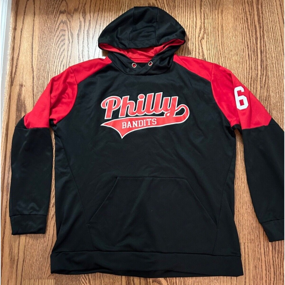 Holloway Philly Bandits Sweatshirt size XL Black Red